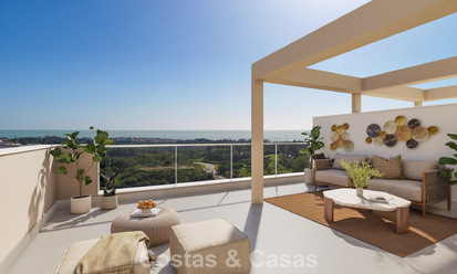 Nouveaux appartements modernes avec des vues phénoménales à vendre à Mijas Costa, Costa del Sol 794611