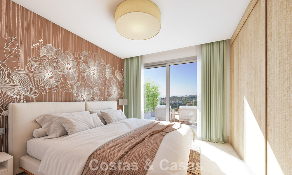 Nouveaux appartements modernes avec des vues phénoménales à vendre à Mijas Costa, Costa del Sol 794627