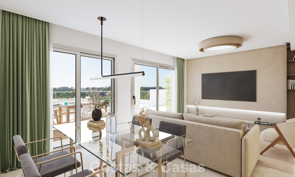 Nouveaux appartements modernes avec des vues phénoménales à vendre à Mijas Costa, Costa del Sol 794629