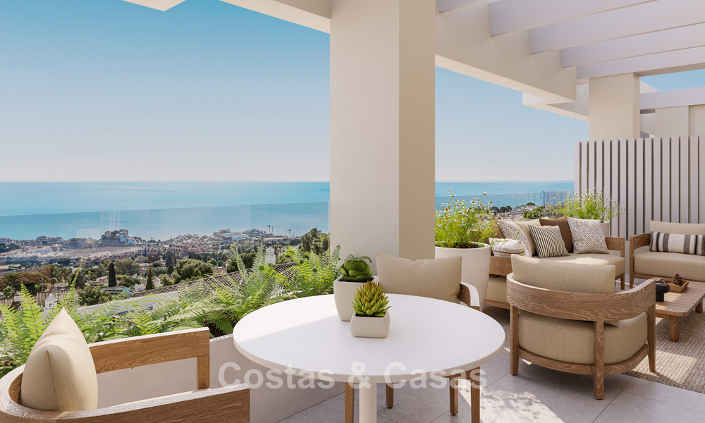 Magnifiques appartements modernes avec vue panoramique à vendre à Benalmádena, Costa del Sol 794874