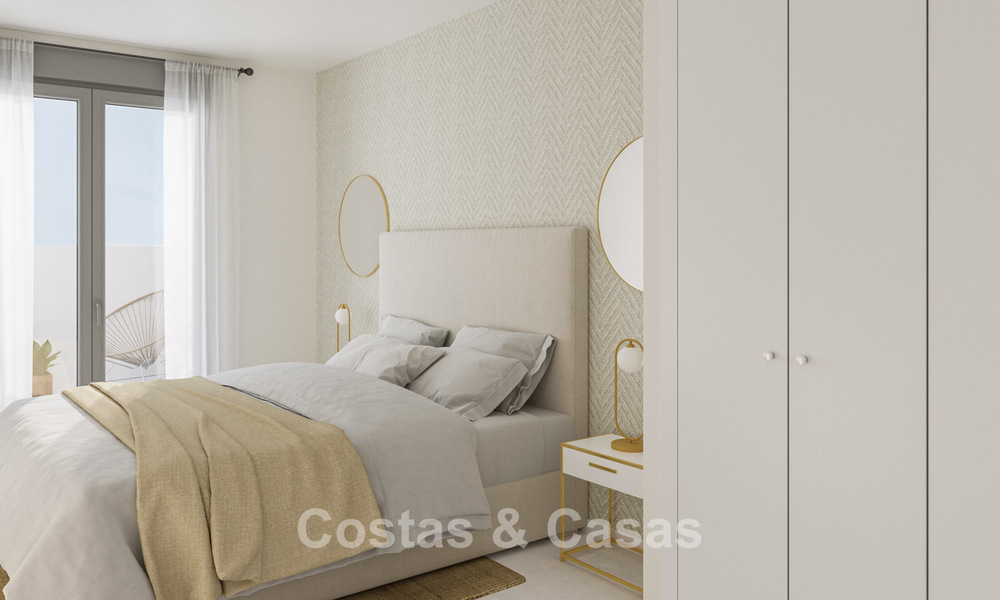 Appartements modernes à vendre dans un projet contemporain avec vue sur la mer à Benalmádena, Costa del Sol 794894