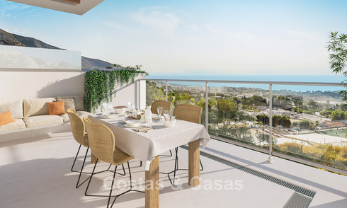 Appartements modernes à vendre dans un projet contemporain avec vue sur la mer à Benalmádena, Costa del Sol 794896