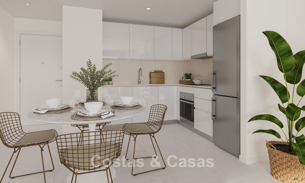 Appartements modernes à vendre dans un projet contemporain avec vue sur la mer à Benalmádena, Costa del Sol 794898