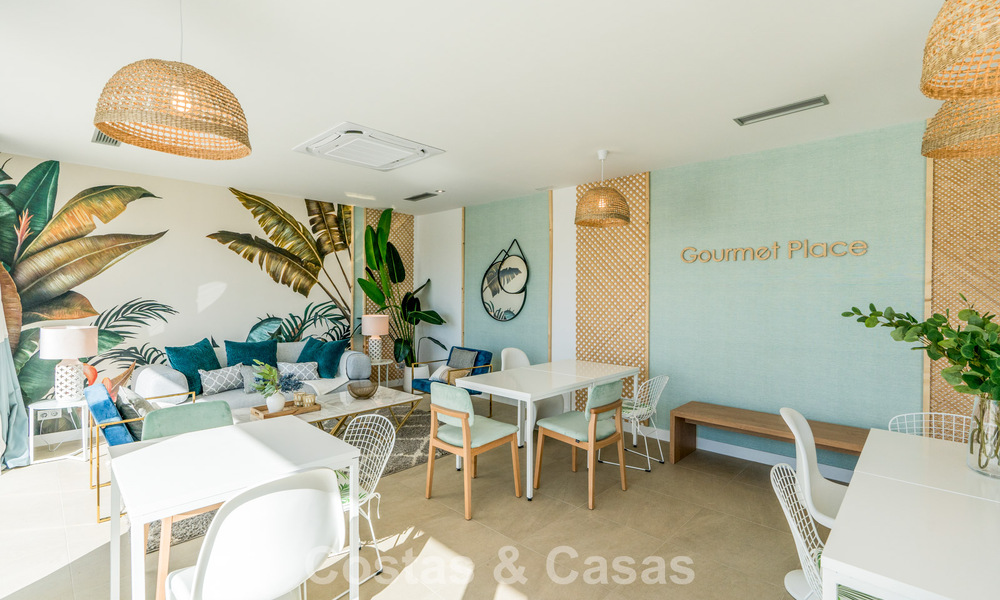 Appartements modernes à vendre dans un projet contemporain avec vue sur la mer à Benalmádena, Costa del Sol 794907