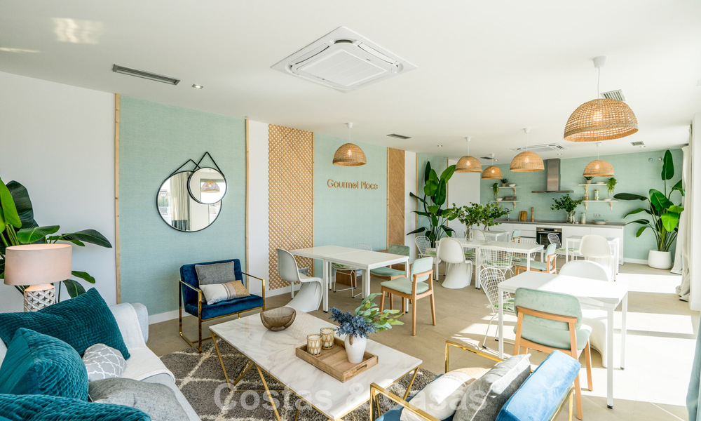 Appartements modernes à vendre dans un projet contemporain avec vue sur la mer à Benalmádena, Costa del Sol 794909