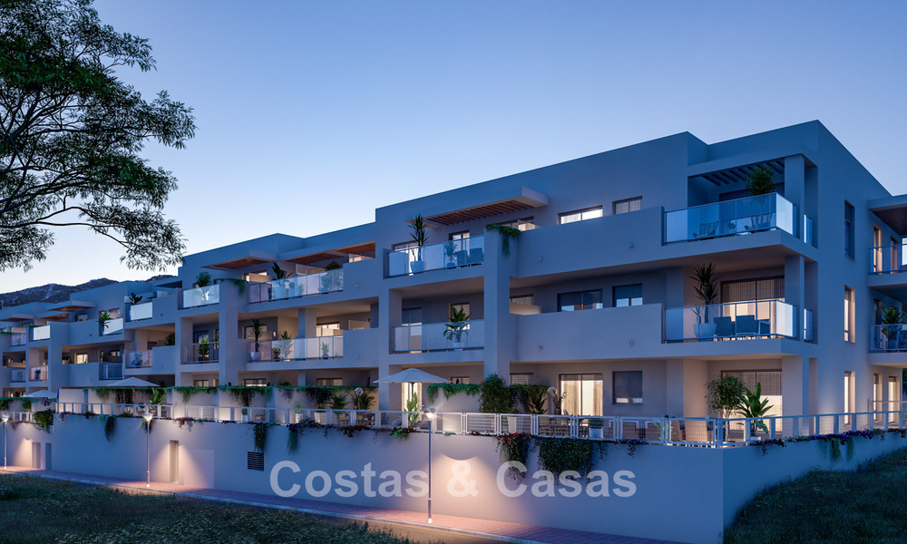 Appartements modernes à vendre dans un projet contemporain avec vue sur la mer à Benalmádena, Costa del Sol 794917
