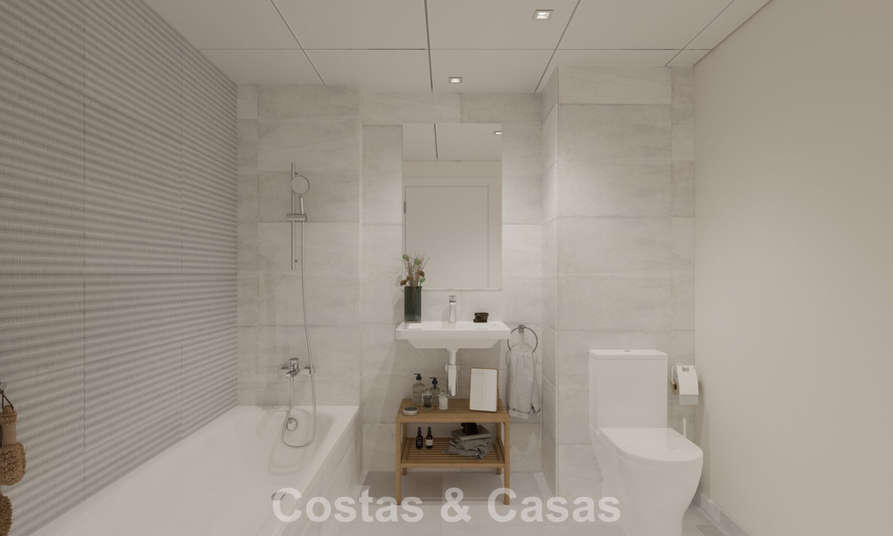 Appartements modernes à vendre dans un projet contemporain avec vue sur la mer à Benalmádena, Costa del Sol 794919