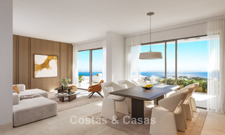 Appartements modernes avec vue panoramique sur la mer à vendre dans un resort de golf à Mijas Costa, Costa del Sol 794783 