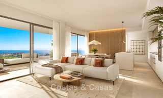 Appartements modernes avec vue panoramique sur la mer à vendre dans un resort de golf à Mijas Costa, Costa del Sol 794786 