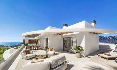 Appartements modernes avec vue panoramique sur la mer à vendre dans un resort de golf à Mijas Costa, Costa del Sol 794787