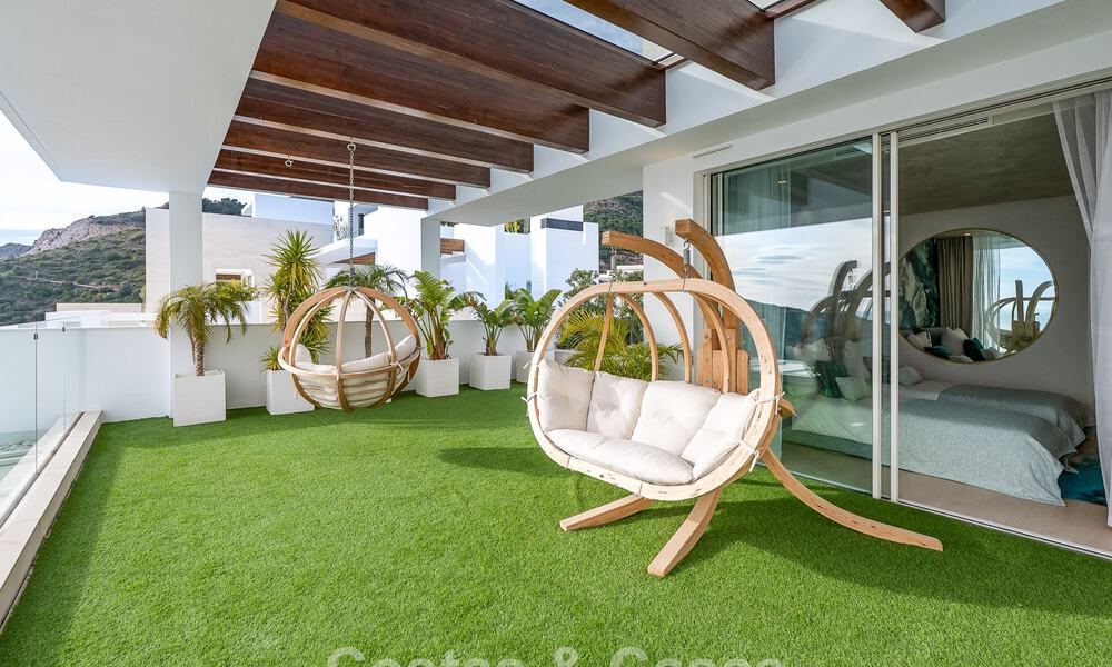 Penthouse de luxe moderne exclusif avec vue panoramique sur la mer à vendre à quelques minutes de Marbella 795334