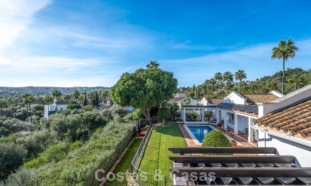Villa andalouse authentique avec vue panoramique idillique sur le golf à vendre à Sotogrande Alto, Costa del Sol 795178