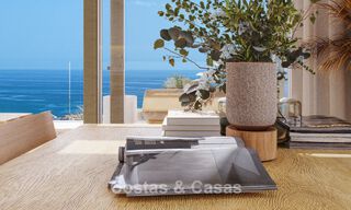 Villas jumelées exclusives avec vue sur la mer à vendre dans un environnement golfique prisé à Mijas, Costa del Sol 795290 