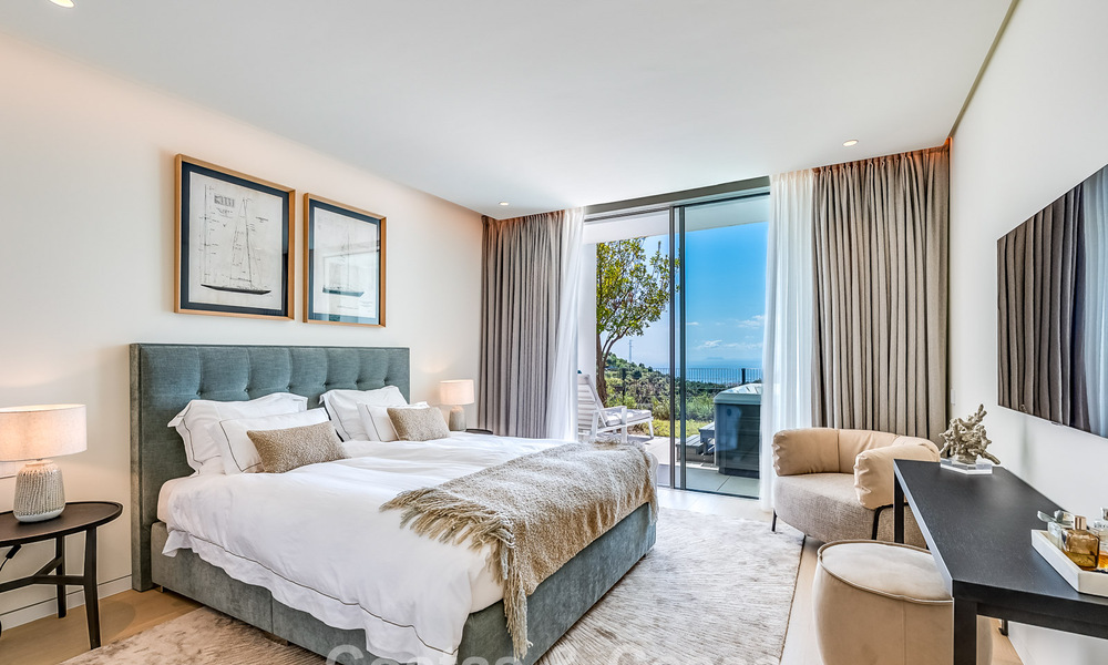Luxueux appartement contemporain en rez-de-jardin avec vue sur la mer à vendre dans un complexe boutique près de Marbella 795340