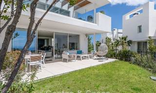 Luxueux appartement contemporain en rez-de-jardin avec vue sur la mer à vendre dans un complexe boutique près de Marbella 795343 