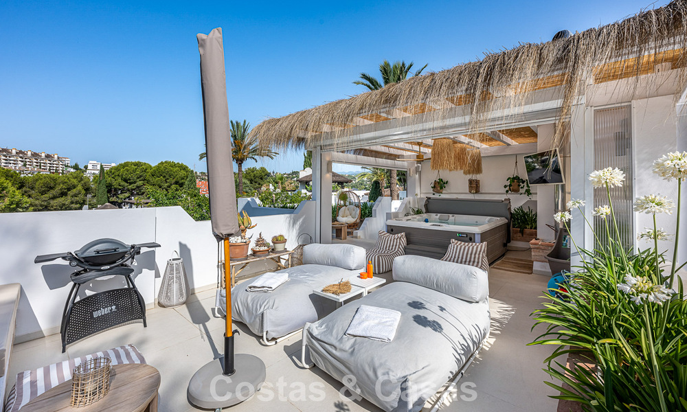 Superbe villa rénovée de style Boho-chic à vendre à Nueva Andalucía, Marbella 795824