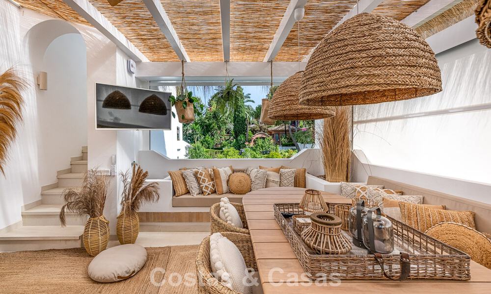 Superbe villa rénovée de style Boho-chic à vendre à Nueva Andalucía, Marbella 795834