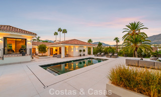 Élégante villa de design avec vues panoramiques à vendre sur la vallée du golf de Nueva Andalucía, Marbella 795678 