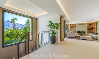 Élégante villa de design avec vues panoramiques à vendre sur la vallée du golf de Nueva Andalucía, Marbella 795693 