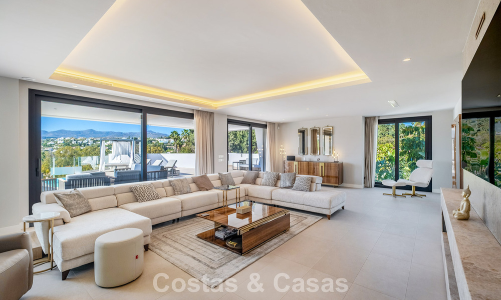 Villa moderne haut de gamme avec vue panoramique à vendre sur la New Golden Mile entre Puerto Banús et Estepona 795769