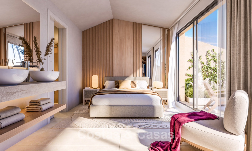 Appartements neufs exclusifs avec vues panoramiques sur le golf et la mer à vendre à Benalmádena, Costa del Sol 795442