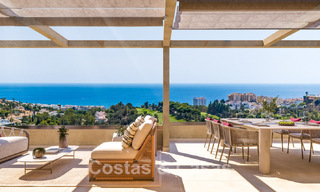 Appartements neufs exclusifs avec vues panoramiques sur le golf et la mer à vendre à Benalmádena, Costa del Sol 795443 