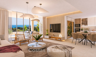 Appartements neufs exclusifs avec vues panoramiques sur le golf et la mer à vendre à Benalmádena, Costa del Sol 795445 