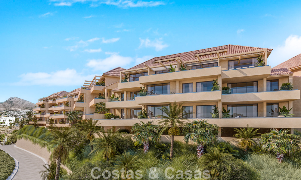 Appartements neufs exclusifs avec vues panoramiques sur le golf et la mer à vendre à Benalmádena, Costa del Sol 795447