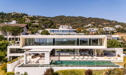 Spectaculaire villa de luxe contemporaine à vendre avec vue sur la mer à El Madroñal, Marbella - Benahavís 796239