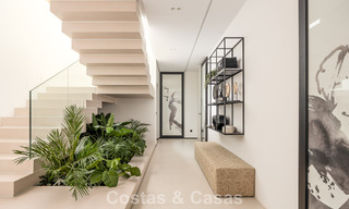 Spectaculaire villa de luxe contemporaine à vendre avec vue sur la mer à El Madroñal, Marbella - Benahavís 796249 