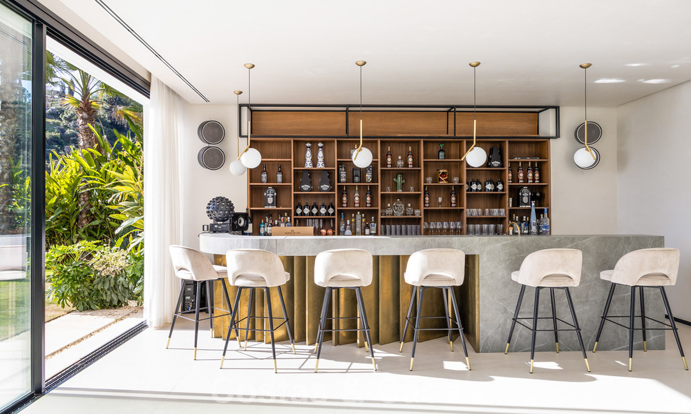 Spectaculaire villa de luxe contemporaine à vendre avec vue sur la mer à El Madroñal, Marbella - Benahavís 796251