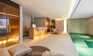 Spectaculaire villa de luxe contemporaine à vendre avec vue sur la mer à El Madroñal, Marbella - Benahavís 796256 
