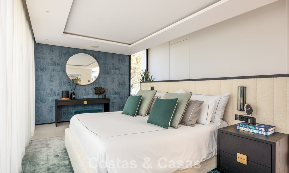 Spectaculaire villa de luxe contemporaine à vendre avec vue sur la mer à El Madroñal, Marbella - Benahavís 796277