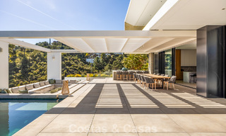 Spectaculaire villa de luxe contemporaine à vendre avec vue sur la mer à El Madroñal, Marbella - Benahavís 796281 