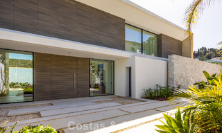 Spectaculaire villa de luxe contemporaine à vendre avec vue sur la mer à El Madroñal, Marbella - Benahavís 796284 