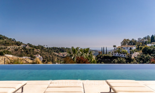 Spectaculaire villa de luxe contemporaine à vendre avec vue sur la mer à El Madroñal, Marbella - Benahavís 796290 