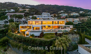 Spectaculaire villa de luxe contemporaine à vendre avec vue sur la mer à El Madroñal, Marbella - Benahavís 796304 