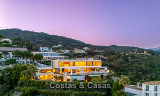 Spectaculaire villa de luxe contemporaine à vendre avec vue sur la mer à El Madroñal, Marbella - Benahavís 796309 