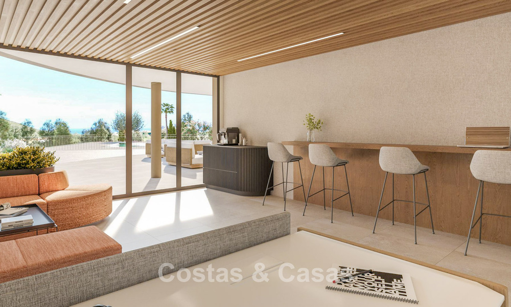 Appartements neufs modernes de luxe à vendre avec vue sur la mer à Mijas Costa, Costa del Sol 796018