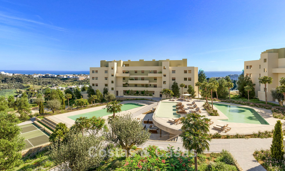Appartements neufs modernes de luxe à vendre avec vue sur la mer à Mijas Costa, Costa del Sol 796020
