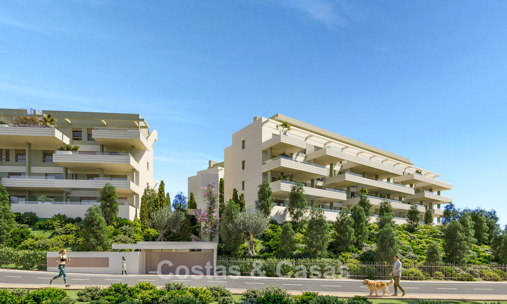 Appartements neufs modernes de luxe à vendre avec vue sur la mer à Mijas Costa, Costa del Sol 796021