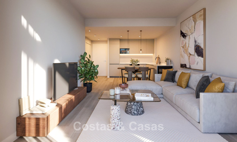 Appartements neufs modernes de luxe à vendre avec vue sur la mer à Mijas Costa, Costa del Sol 796025