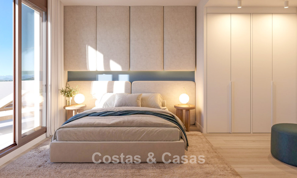 Appartements neufs modernes de luxe à vendre avec vue sur la mer à Mijas Costa, Costa del Sol 796029