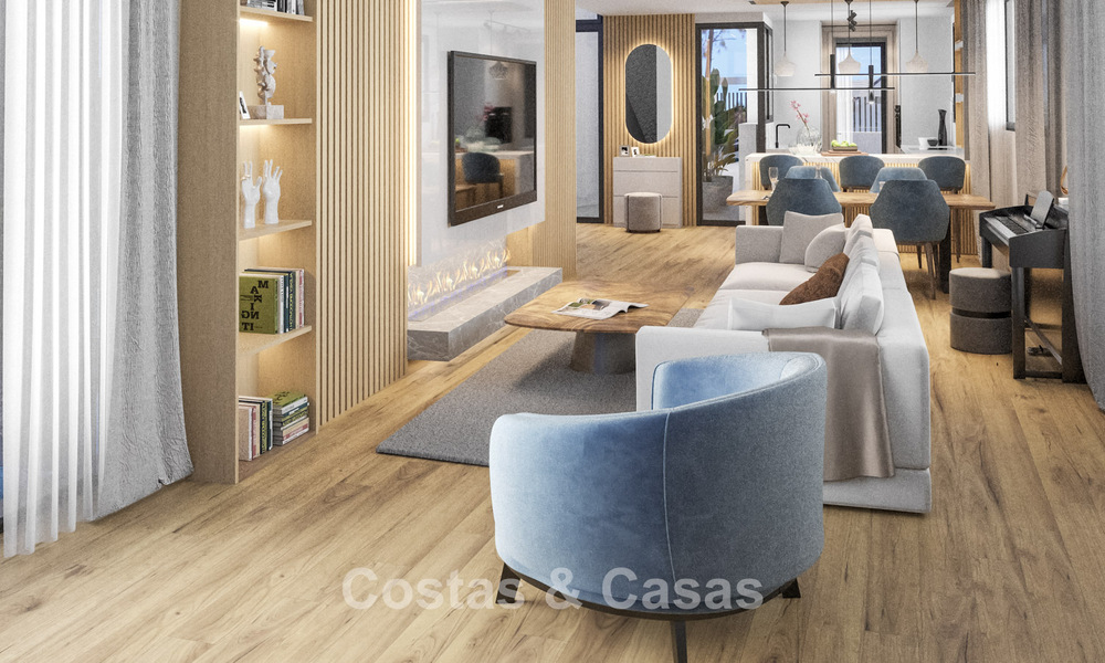 Villa de luxe moderne neuve avec vue sur la mer à vendre à proximité de la plage à l’est du centre de Marbella 796219