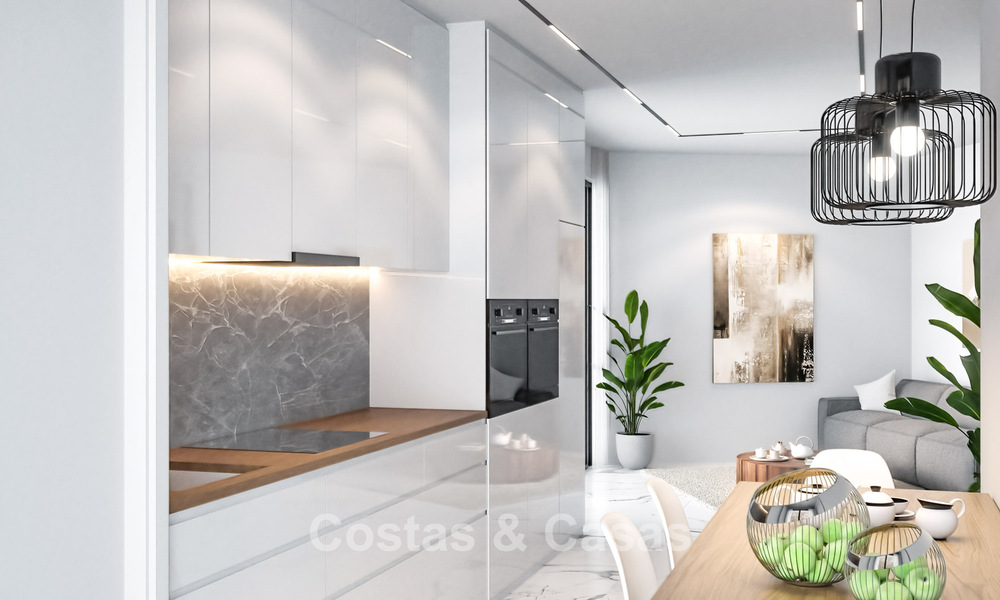 Villa de luxe moderne neuve avec vue sur la mer à vendre à proximité de la plage à l’est du centre de Marbella 796223