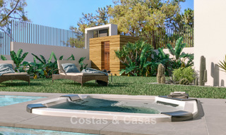 Villa de luxe moderne neuve avec vue sur la mer à vendre à proximité de la plage à l’est du centre de Marbella 796225 