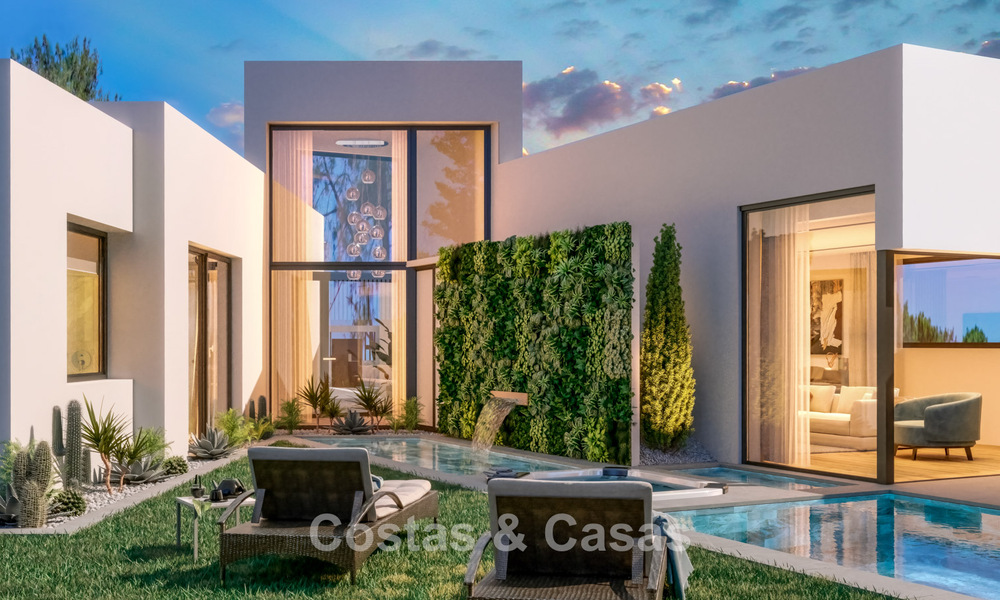 Villa de luxe moderne neuve avec vue sur la mer à vendre à proximité de la plage à l’est du centre de Marbella 796227
