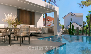 Villa de luxe moderne neuve avec vue sur la mer à vendre à proximité de la plage à l’est du centre de Marbella 796228 