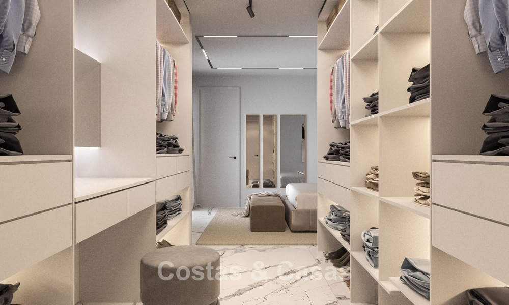 Villa de luxe moderne neuve avec vue sur la mer à vendre à proximité de la plage à l’est du centre de Marbella 796229