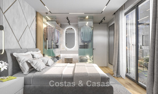 Villa de luxe moderne neuve avec vue sur la mer à vendre à proximité de la plage à l’est du centre de Marbella 796232 